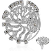 Edelstein-Silberring (Annette classic) Edelstein-Silberring (Annette classic)