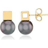 Tahitiperlen-Silberohrringe (TPC) Tahitiperlen-Silberohrringe (TPC)