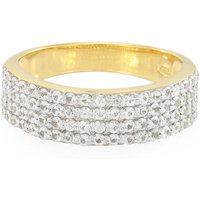 Weißer Saphir-Silberring Weißer Saphir-Silberring