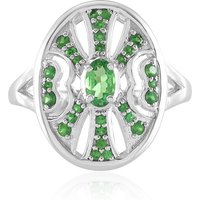 Tansania-Tsavorit-Silberring Tansania-Tsavorit-Silberring