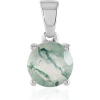 Moosachat-Silberanhänger Moosachat-Silberanhänger