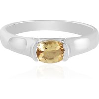Gelber Beryll-Silberring Gelber Beryll-Silberring