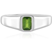 Russischer Diopsid-Silberring Russischer Diopsid-Silberring