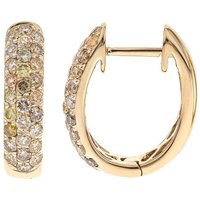 SI2 Fancy-Brillant-Goldohrringe (CIRARI) SI2 Fancy-Brillant-Goldohrringe (CIRARI)