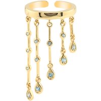 Schweizblauer Topas-Silberring (M de Luca) Schweizblauer Topas-Silberring (M de Luca)