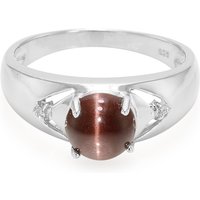 Skapolith-Katzenauge-Silberring Skapolith-Katzenauge-Silberring