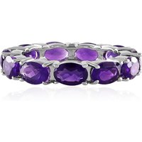 Sambia-Amethyst-Silberring Sambia-Amethyst-Silberring