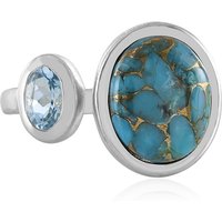 Edelstein-Silberring (Faszination Türkis) Edelstein-Silberring (Faszination Türkis)