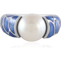 Weiße Süßwasserzuchtperlen-Silberring (Adela Silber) Weiße Süßwasserzuchtperlen-Silberring (Adela Silber)