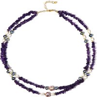 Edelstein-Silberhalskette (Riya) Edelstein-Silberhalskette (Riya)