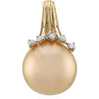 Goldene Kabira-Südseeperlen-Goldanhänger (TPC) Goldene Kabira-Südseeperlen-Goldanhänger (TPC)