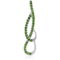 Russischer Diopsid-Silberanhänger (MONOSONO COLLECTION) Russischer Diopsid-Silberanhänger (MONOSONO COLLECTION)