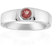 Brasilianischer Pinkfarbener Turmalin-Silberring (Pallanova) Brasilianischer Pinkfarbener Turmalin-Silberring (Pallanova)