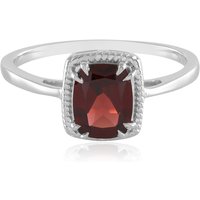 Mosambik-Granat-Silberring Mosambik-Granat-Silberring