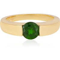 Russischer Diopsid-Silberring Russischer Diopsid-Silberring