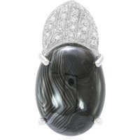 Psilomelan-Silberanhänger Psilomelan-Silberanhänger