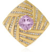 Lavendel-Amethyst-Silberanhänger (MONOSONO COLLECTION) Lavendel-Amethyst-Silberanhänger (MONOSONO COLLECTION)