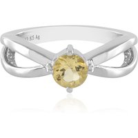 Gelber Beryll-Silberring Gelber Beryll-Silberring