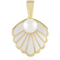 Weiße Süßwasserzuchtperlen-Silberanhänger (Adela Silber) Weiße Süßwasserzuchtperlen-Silberanhänger (Adela Silber)