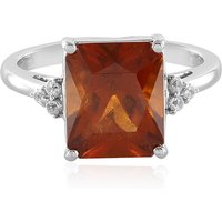 Hessonit-Granat-Goldring Hessonit-Granat-Goldring