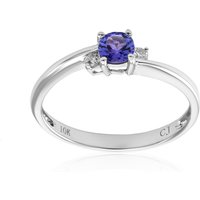 AAA-Tansanit-Goldring AAA-Tansanit-Goldring