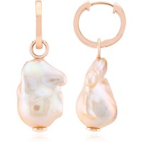 Purpurfarbene Süßwasserzuchtperlen-Silberohrringe (TPC) Purpurfarbene Süßwasserzuchtperlen-Silberohrringe (TPC)