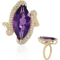 Marokkanischer Amethyst-Silberring Marokkanischer Amethyst-Silberring