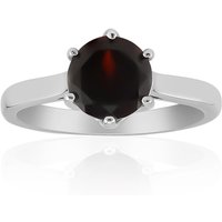 Mosambik-Granat-Silberring Mosambik-Granat-Silberring