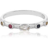 Edelstein-Silberring Edelstein-Silberring