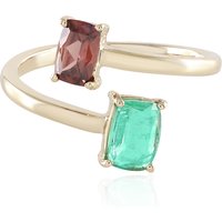 Äthiopischer Smaragd-Goldring (Adela Gold) Äthiopischer Smaragd-Goldring (Adela Gold)