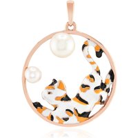 Weiße Süßwasserzuchtperlen-Silberanhänger Weiße Süßwasserzuchtperlen-Silberanhänger