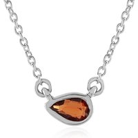 Tansania-Rubin-Silbercollier Tansania-Rubin-Silbercollier