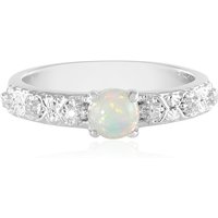 Welo-Opal-Silberring Welo-Opal-Silberring