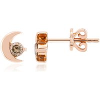 SI1 Argyle-Rose de France-Brillant-Goldohrringe (Annette) SI1 Argyle-Rose de France-Brillant-Goldohrringe (Annette)