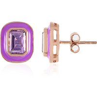 Lavendel-Amethyst-Silberohrringe (MONOSONO COLLECTION) Lavendel-Amethyst-Silberohrringe (MONOSONO COLLECTION)