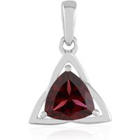 Mosambik-Granat-Silberanhänger Mosambik-Granat-Silberanhänger