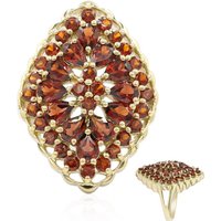 Mosambik-Granat-Silberring Mosambik-Granat-Silberring