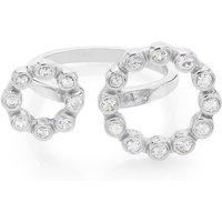 Weißer Saphir-Silberring Weißer Saphir-Silberring