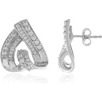 Zirkon-Silberohrringe (MONOSONO COLLECTION) Zirkon-Silberohrringe (MONOSONO COLLECTION)
