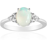 Welo-Opal-Silberring Welo-Opal-Silberring