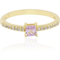 Lavendel-Amethyst-Silberring Lavendel-Amethyst-Silberring