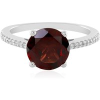 Mosambik-Granat-Silberring Mosambik-Granat-Silberring