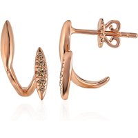 SI1 Argyle-Rose de France-Brillant-Goldohrringe (Annette) SI1 Argyle-Rose de France-Brillant-Goldohrringe (Annette)