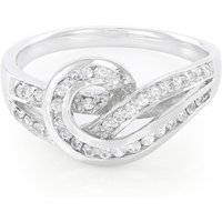 Weißer Saphir-Silberring Weißer Saphir-Silberring