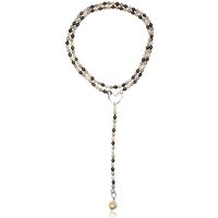 Süßwasserzuchtperlen-Silberhalskette Süßwasserzuchtperlen-Silberhalskette