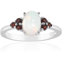 Welo-Opal-Silberring Welo-Opal-Silberring