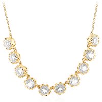 Weißer Topas-Silbercollier Weißer Topas-Silbercollier