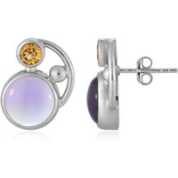 Ametrin-Silberohrringe Ametrin-Silberohrringe