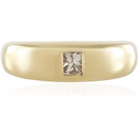 I3 Schokoladen-Diamant-Silberring I3 Schokoladen-Diamant-Silberring