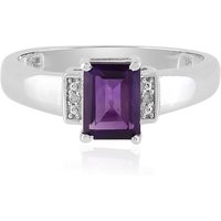 Sambia-Amethyst-Silberring Sambia-Amethyst-Silberring